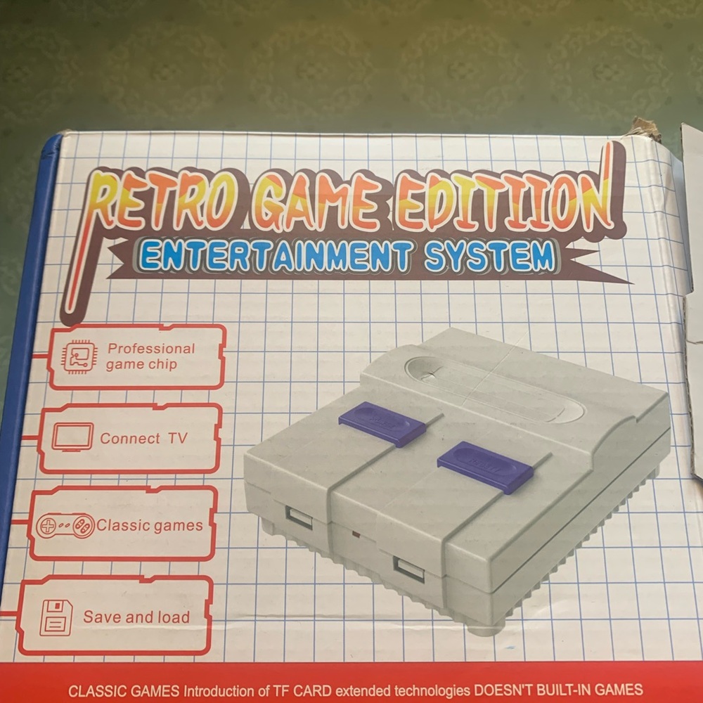 Retro Game Edition  System but does not come with pre-installed games. NWT